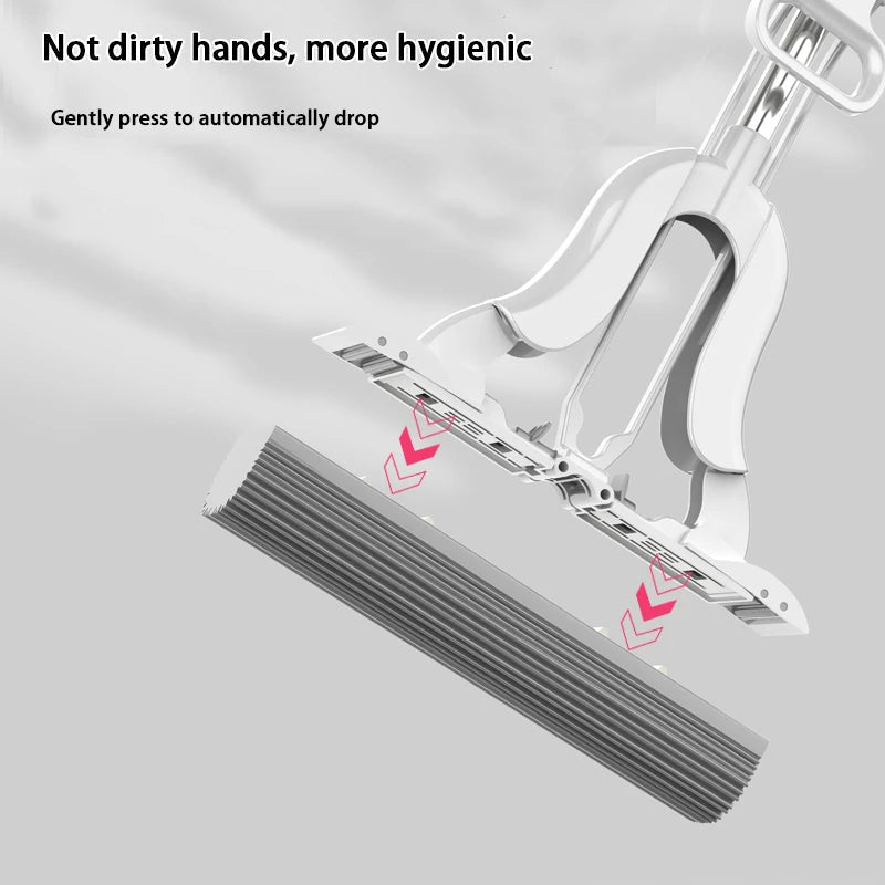 Hand-Washable Self-Wringing Mop