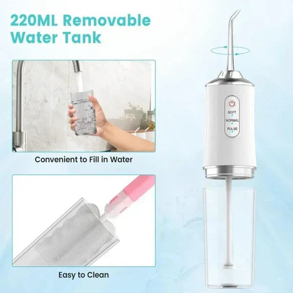 Portable Oral Irrigator Water Flosser