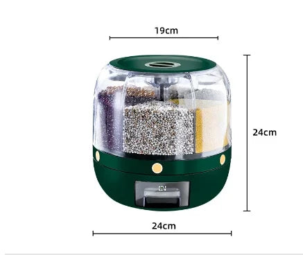 Rotating Grain & Rice Dispenser