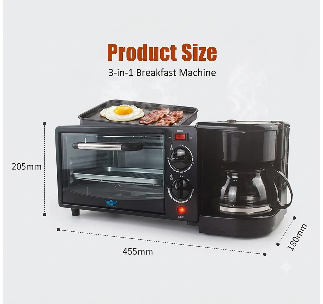 3-in-1 Multifunctional Breakfast Station