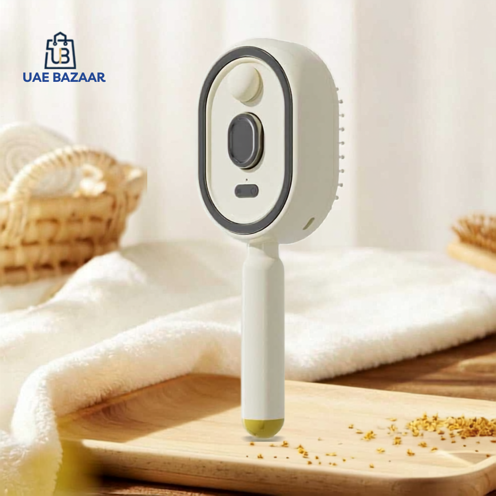 New Electric Steam Hair Brush - Rechargeable Detangling Comb