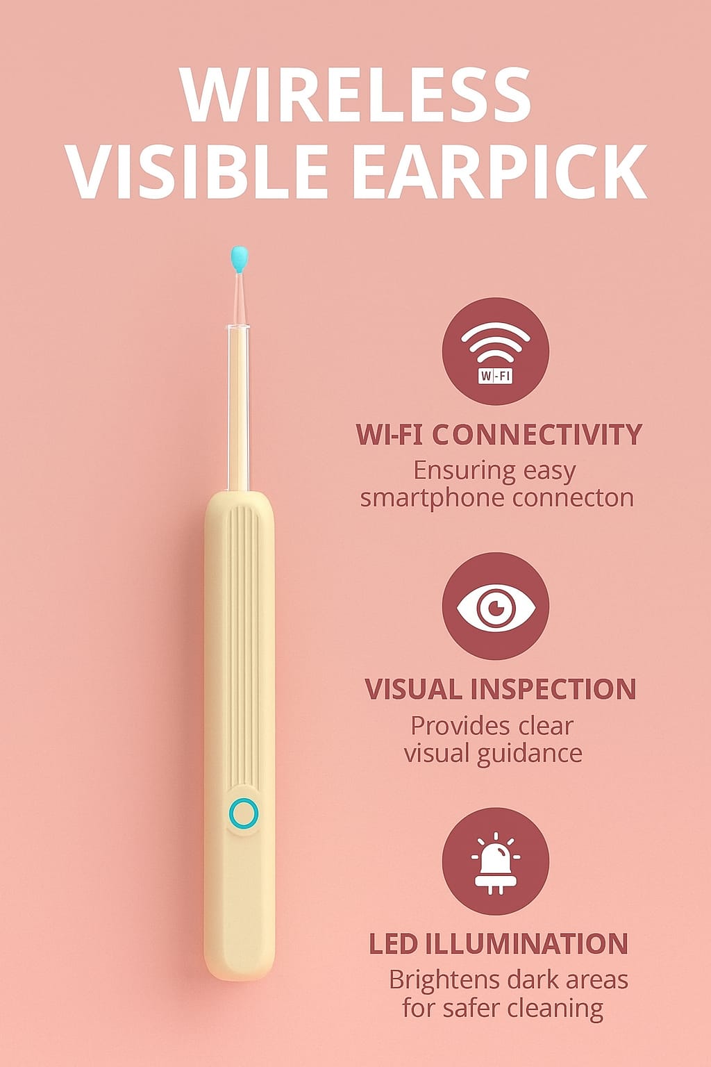 Visual Ear Cleaning Kit with HD Camera