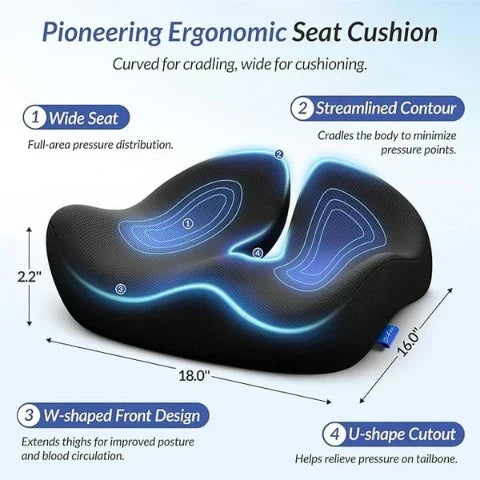 ArRaha Ergonomic Support Cushion