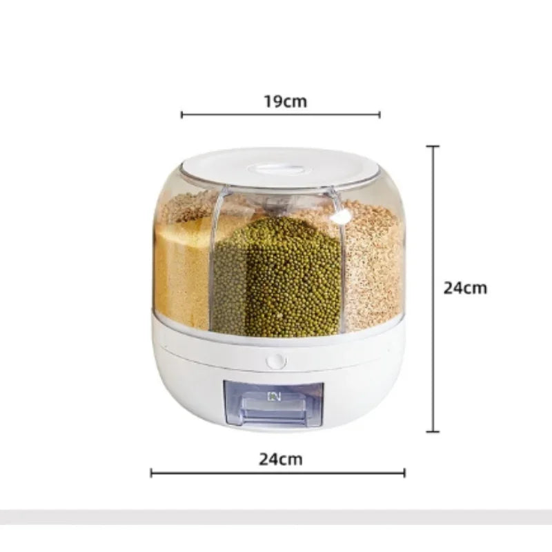 Rotating Grain & Rice Dispenser