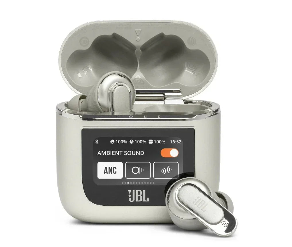 True Wireless Earbuds with Smart Touchscreen Case