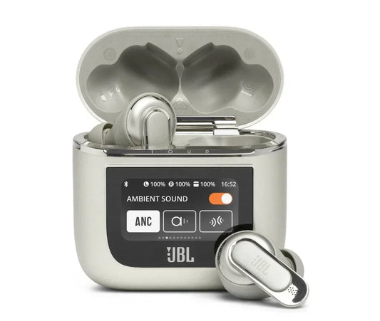 True Wireless Earbuds with Smart Touchscreen Case